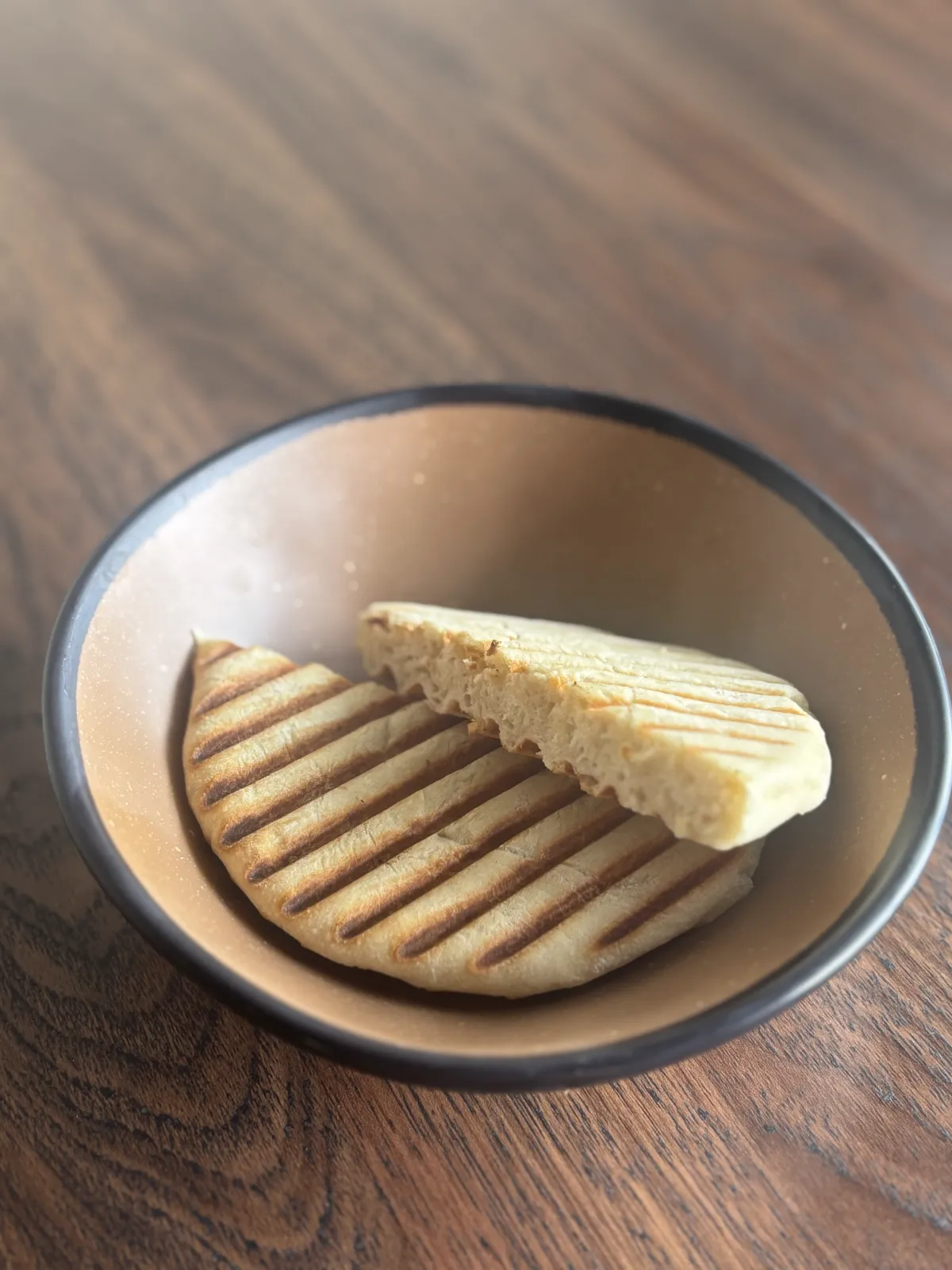 Pita recién horneada